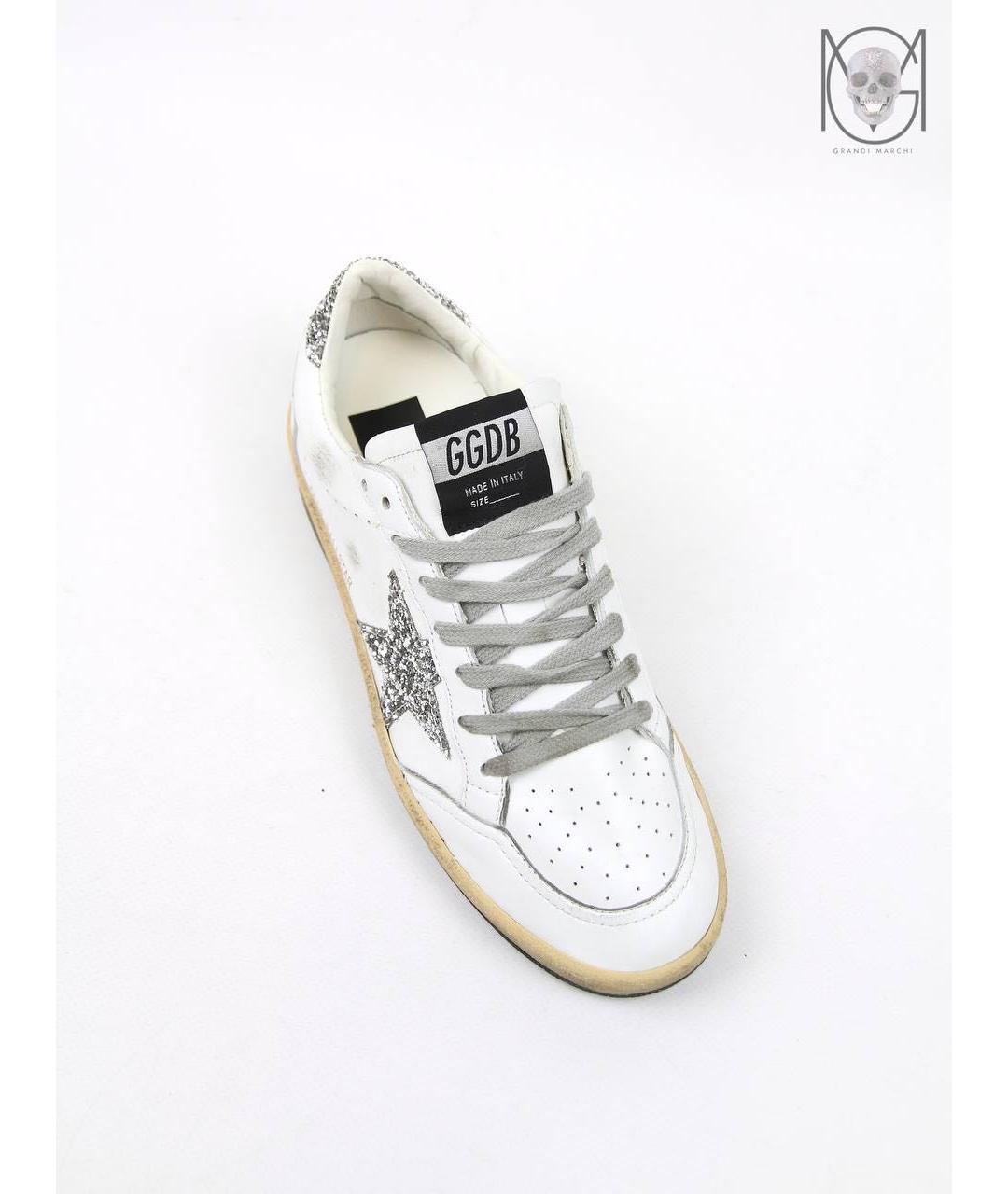 GOLDEN GOOSE DELUXE BRAND Белые кожаные кеды, фото 5