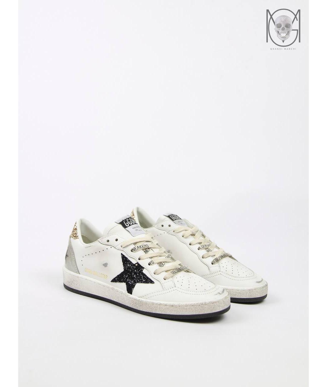 GOLDEN GOOSE DELUXE BRAND Белые кожаные кеды, фото 2