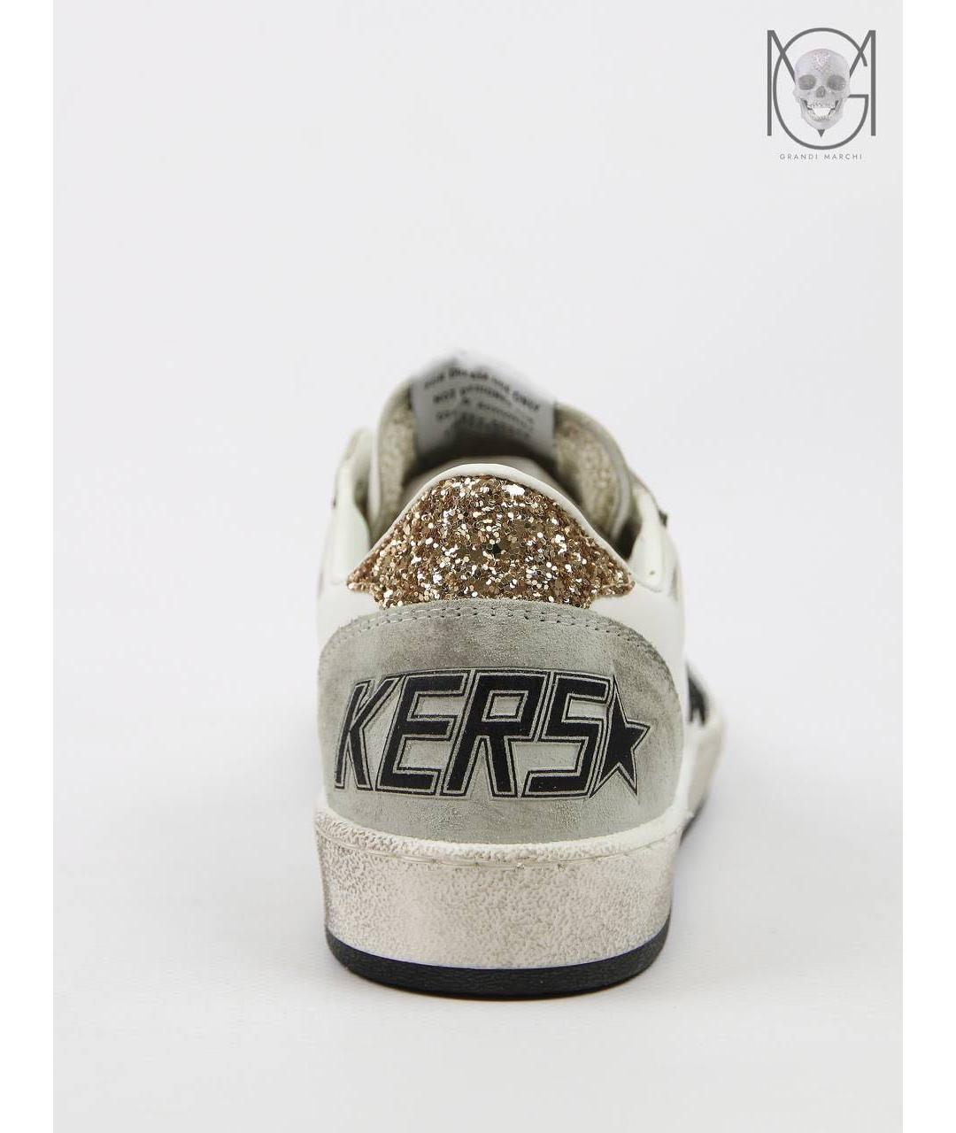 GOLDEN GOOSE DELUXE BRAND Белые кожаные кеды, фото 4