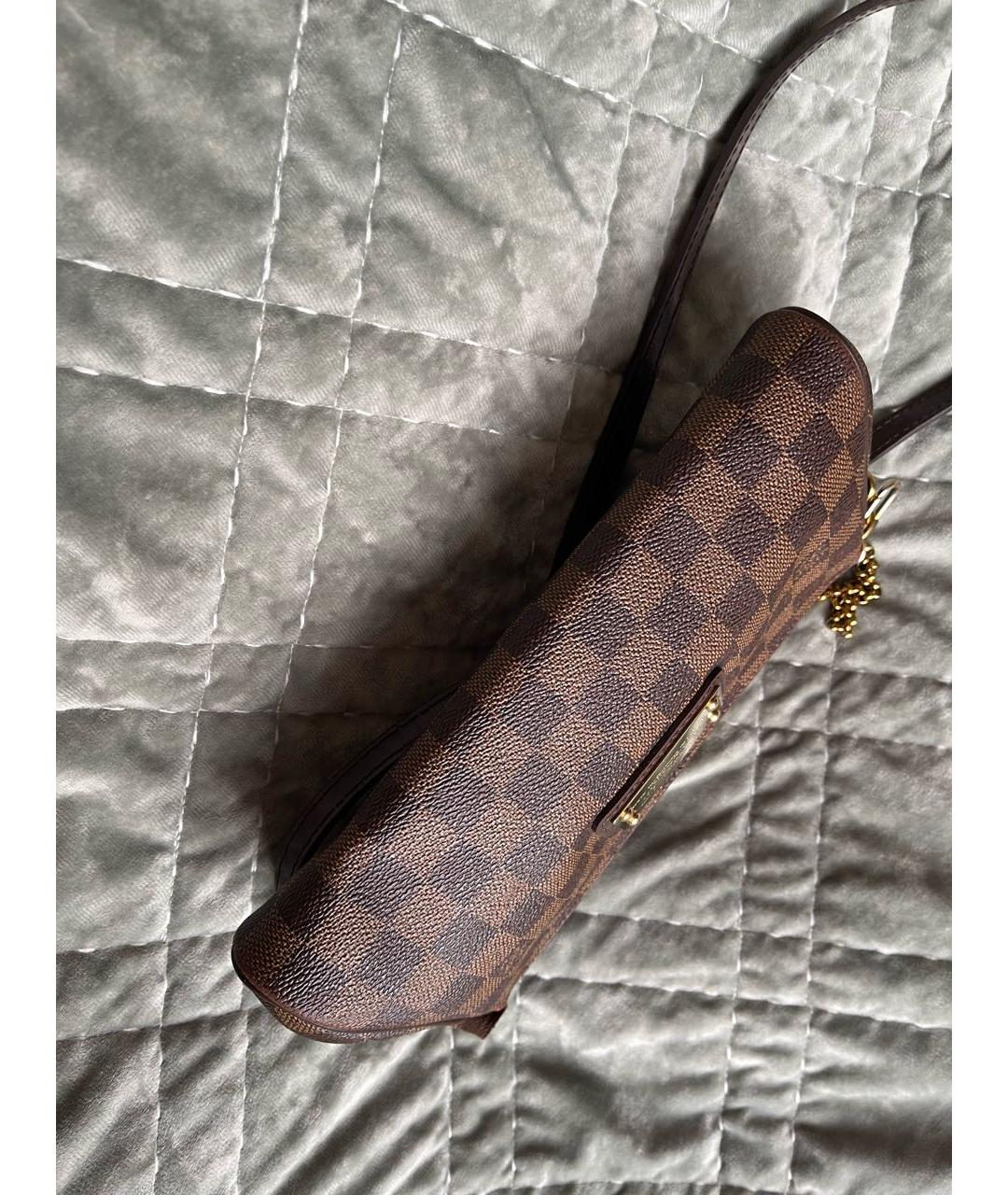 LOUIS VUITTON Коричневая сумка через плечо, фото 4