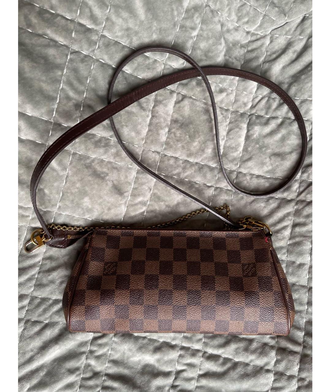 LOUIS VUITTON Коричневая сумка через плечо, фото 3