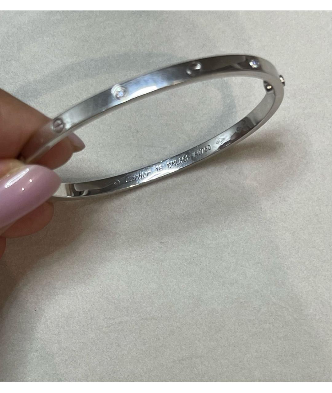 CARTIER Браслет из белого золота, фото 2