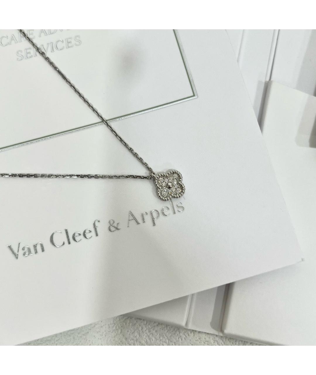 VAN CLEEF & ARPELS Серебряное колье из белого золота, фото 4