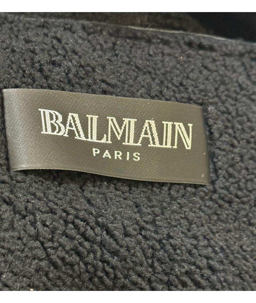 BALMAIN Черная кожаная дубленка, фото 5