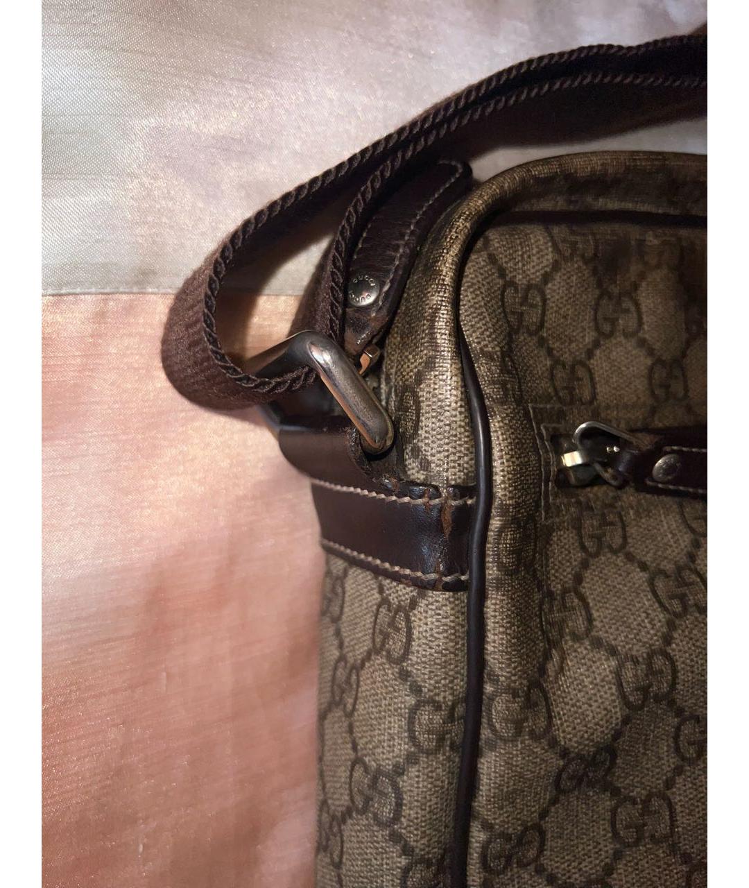 GUCCI Коричневая сумка на плечо, фото 5