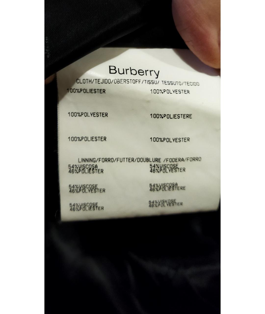 BURBERRY Черная куртка, фото 7