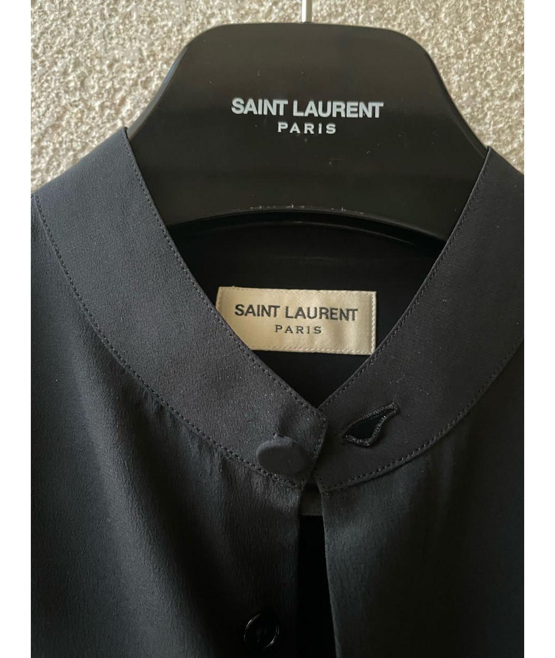 SAINT LAURENT Красная шелковая блузы, фото 3