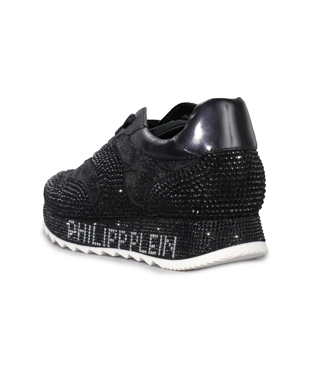 PHILIPP PLEIN Черные кроссовки, фото 6