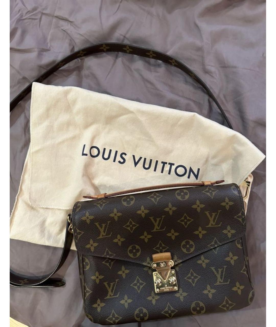 LOUIS VUITTON Коричневая сумка через плечо, фото 7