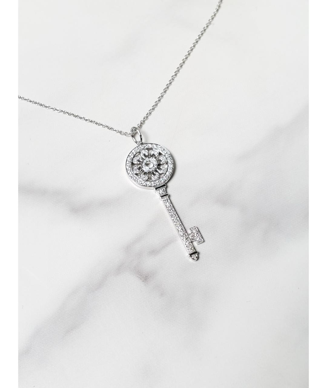 TIFFANY&CO Белое колье из белого золота, фото 4