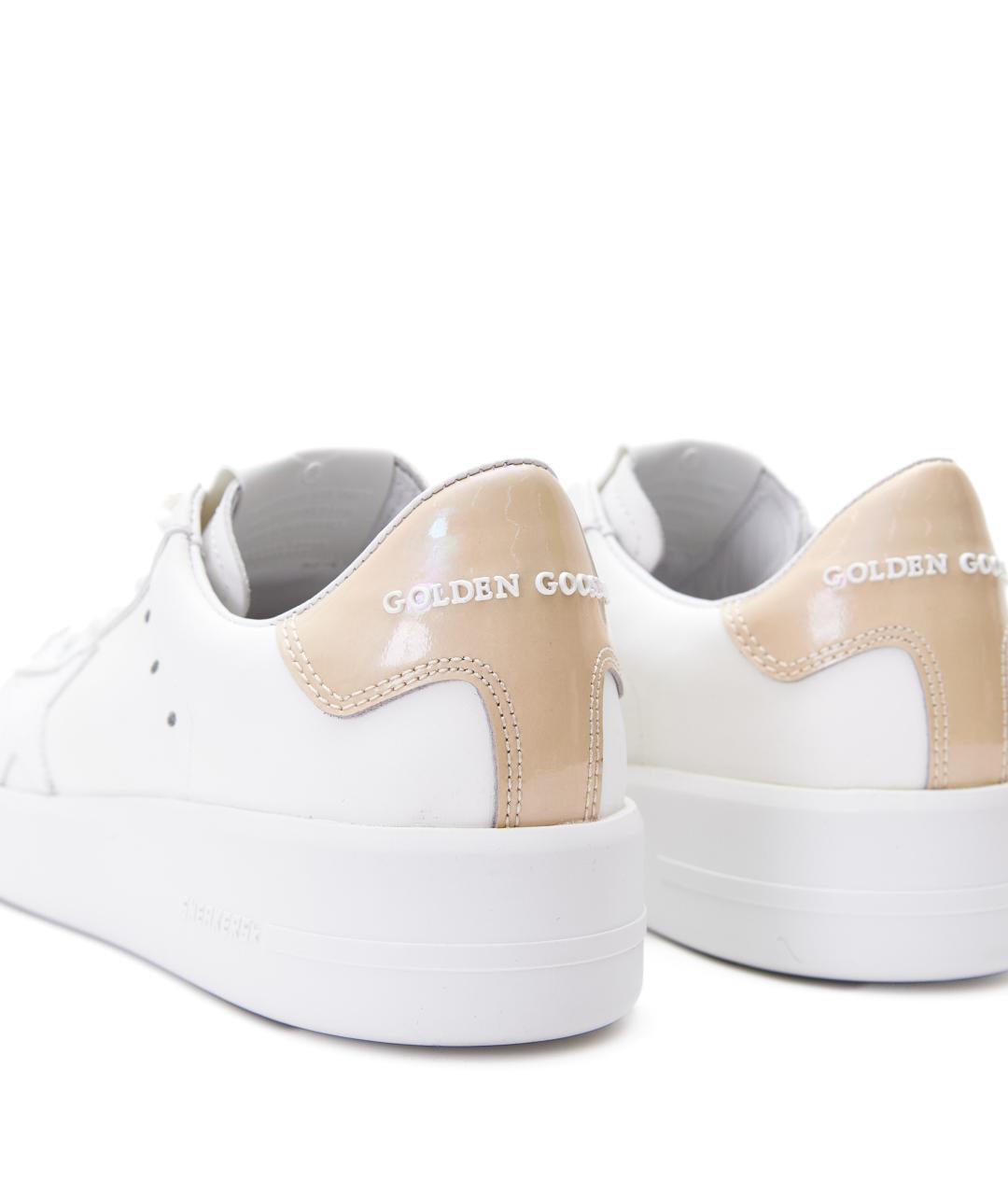 GOLDEN GOOSE DELUXE BRAND Белые кожаные кеды, фото 6