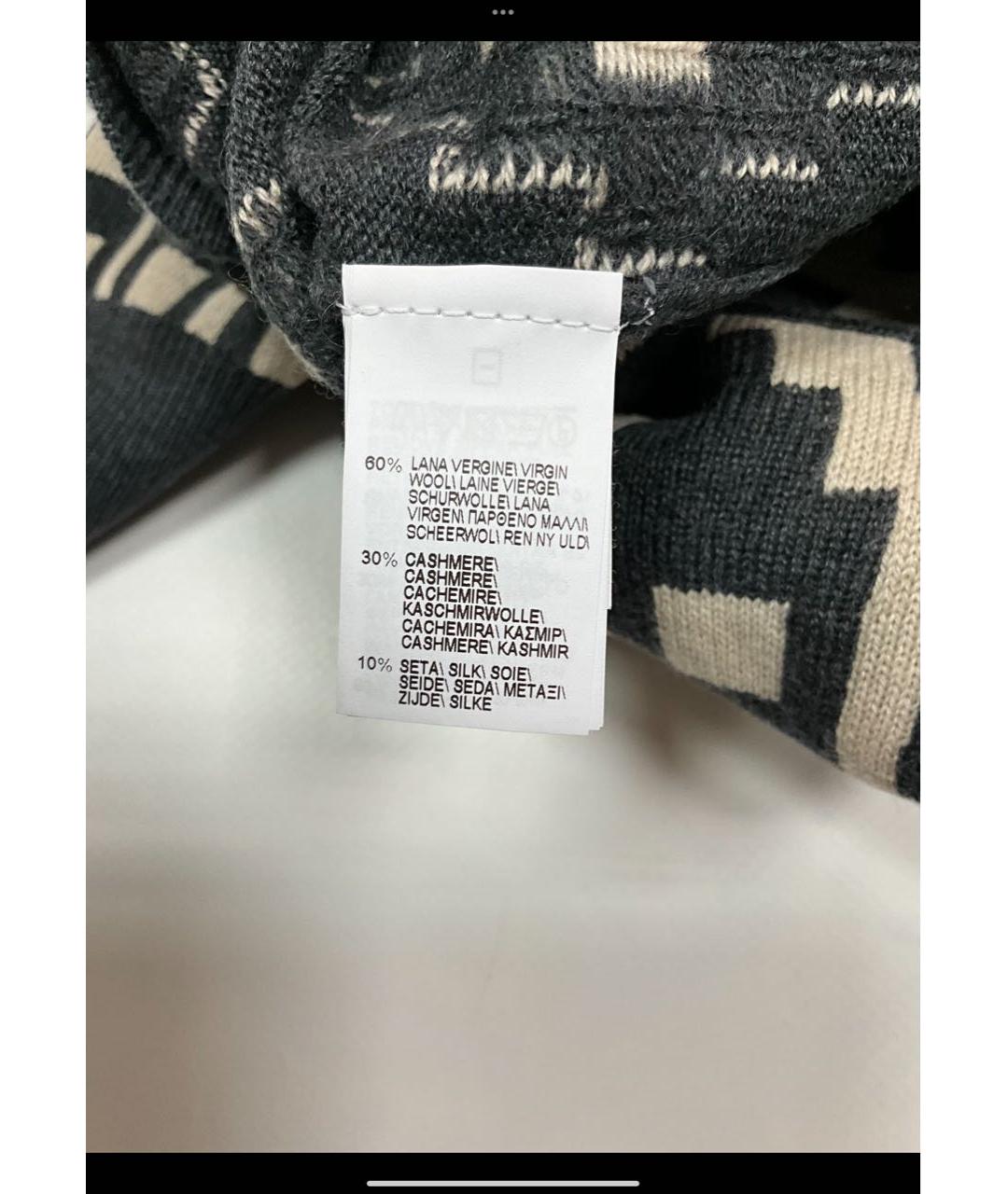 BRUNELLO CUCINELLI Серый шерстяной джемпер / свитер, фото 7