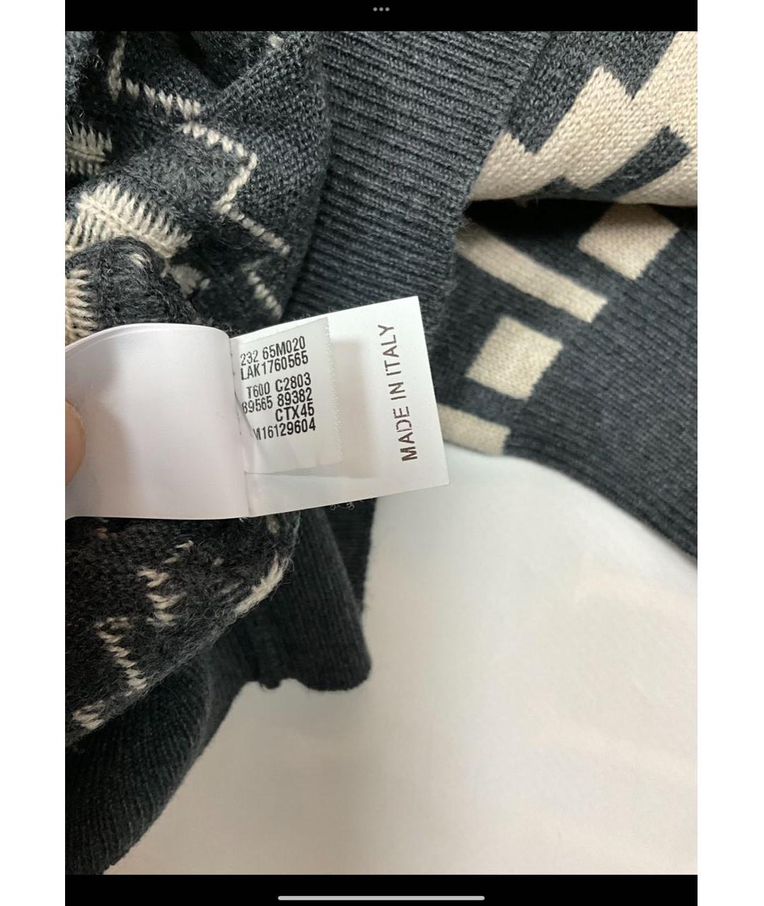 BRUNELLO CUCINELLI Серый шерстяной джемпер / свитер, фото 8