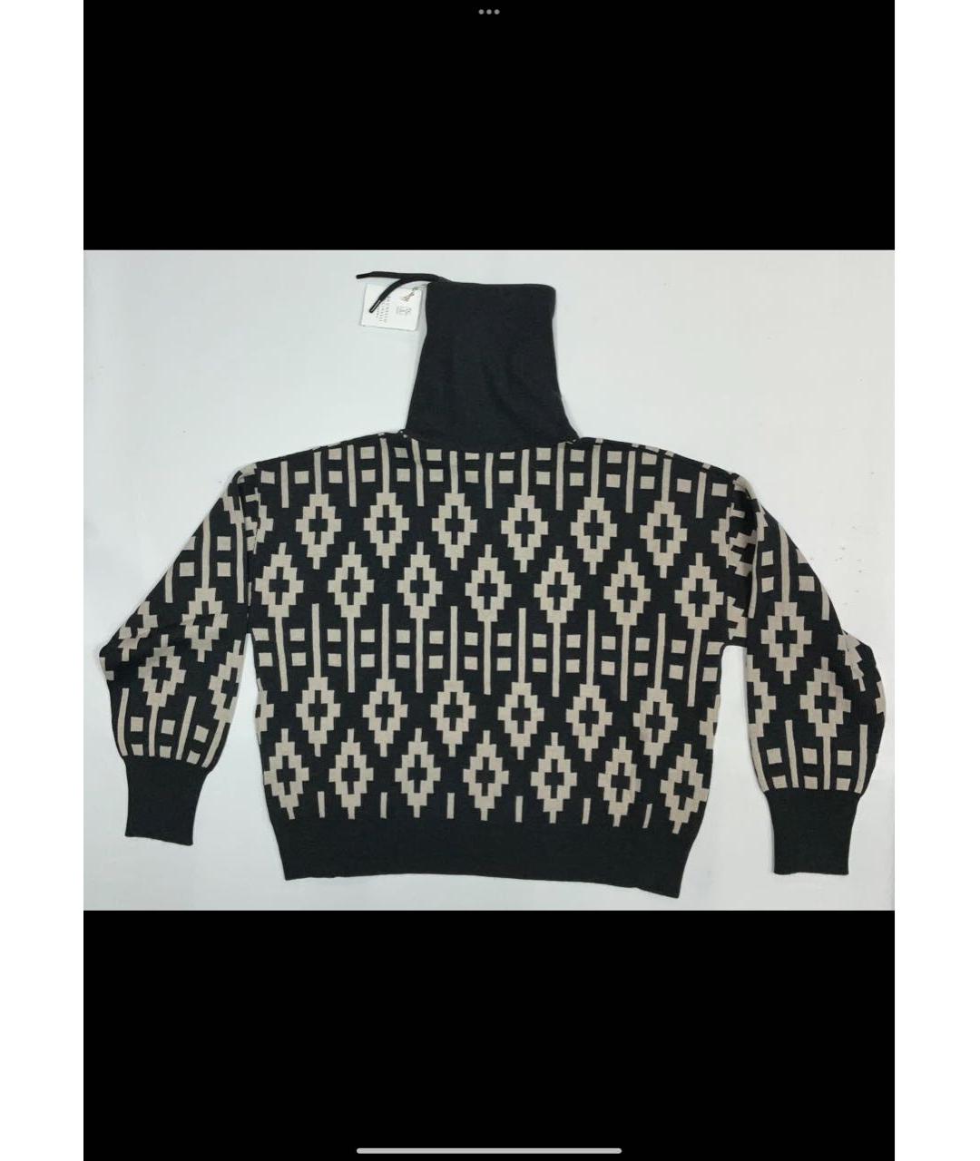 BRUNELLO CUCINELLI Серый шерстяной джемпер / свитер, фото 3