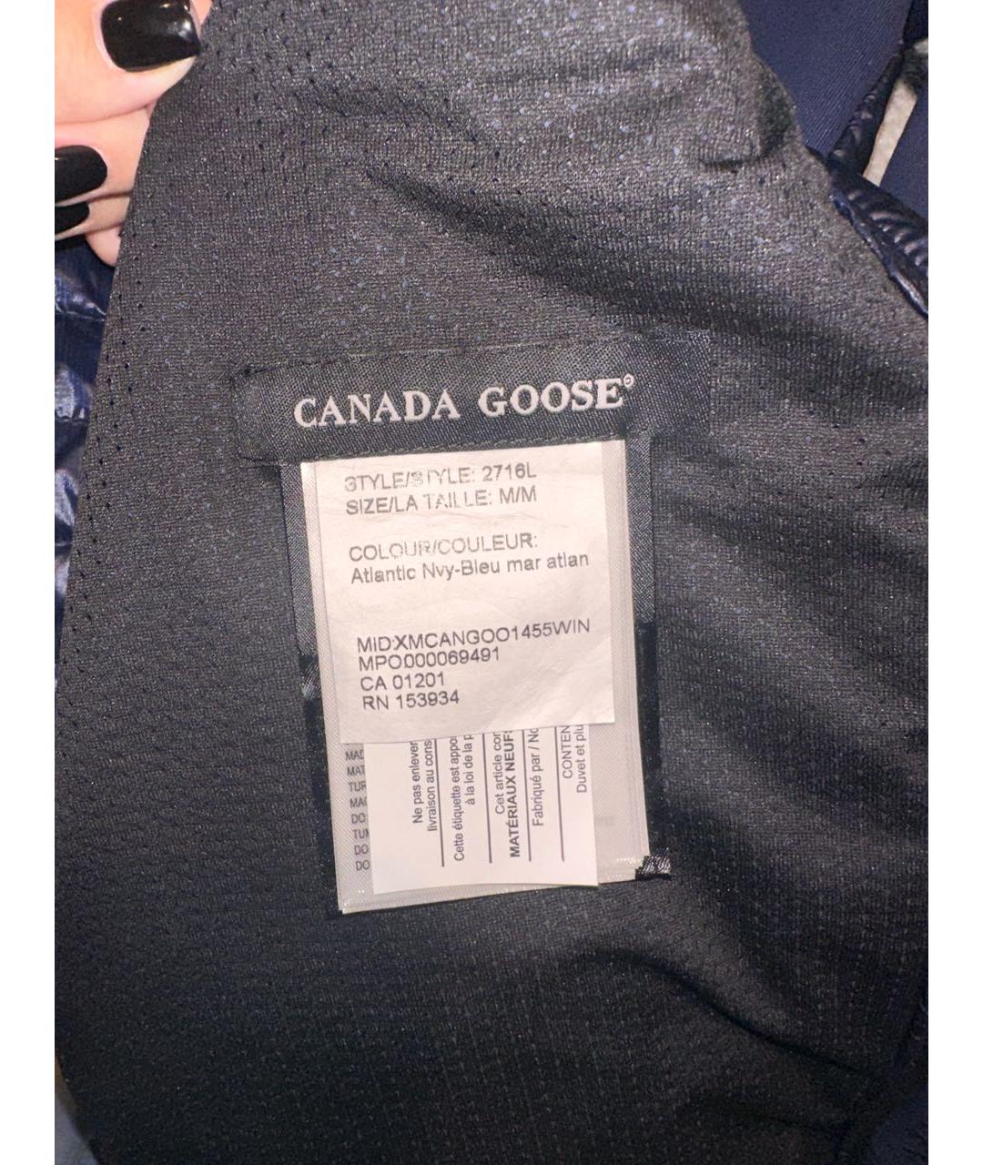 CANADA GOOSE Синяя куртка, фото 7