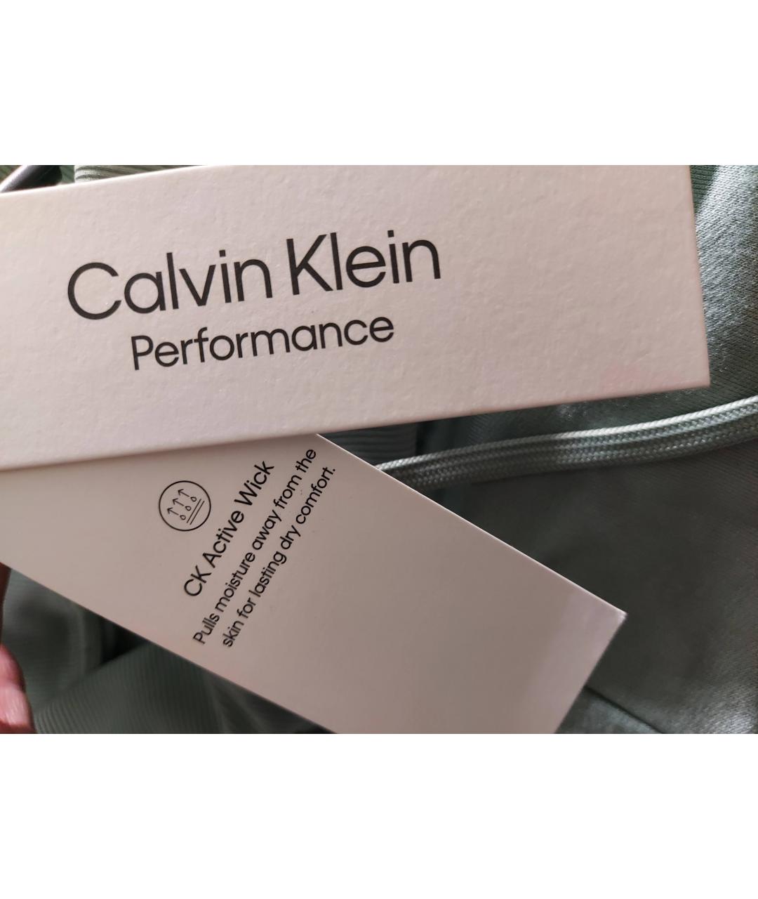 CALVIN KLEIN Зеленые брюки узкие, фото 5