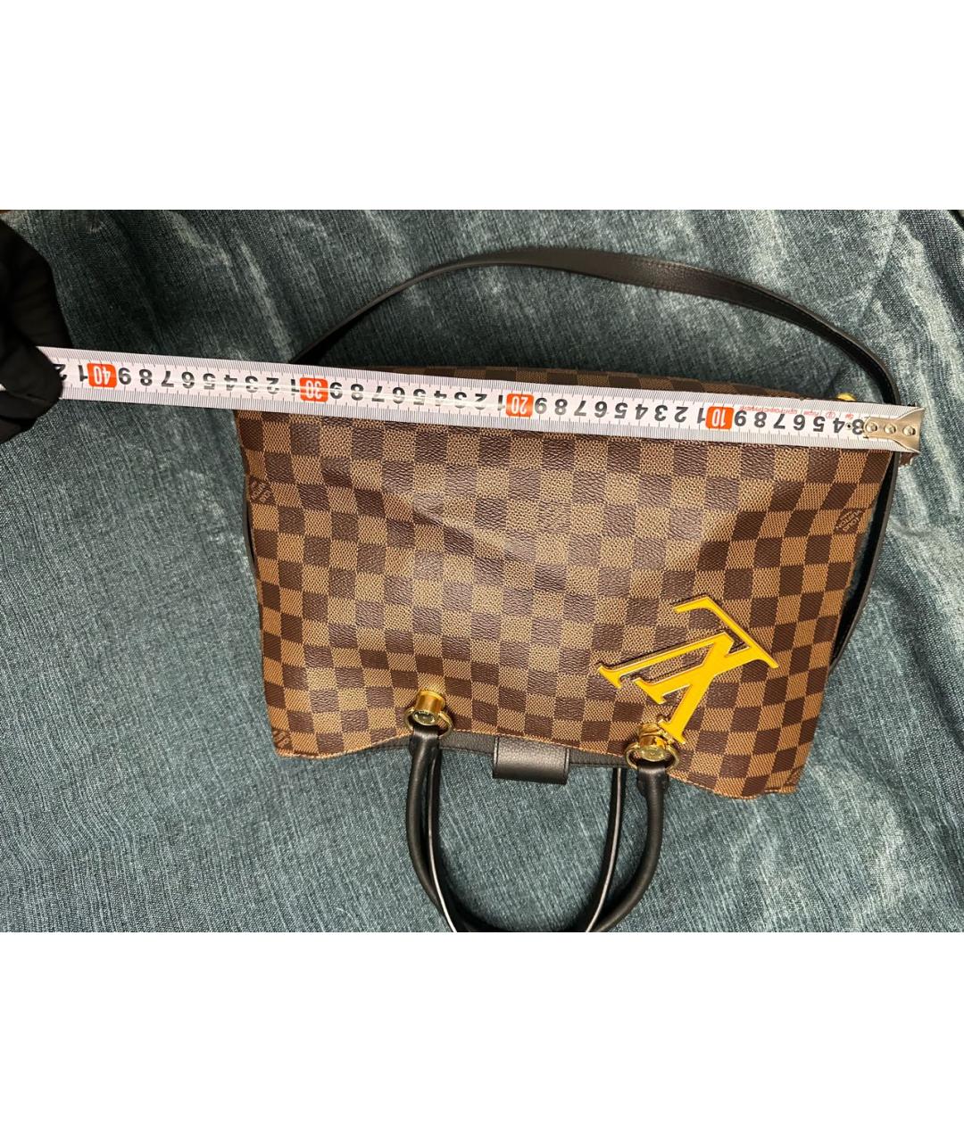 LOUIS VUITTON Коричневая сумка с короткими ручками, фото 8