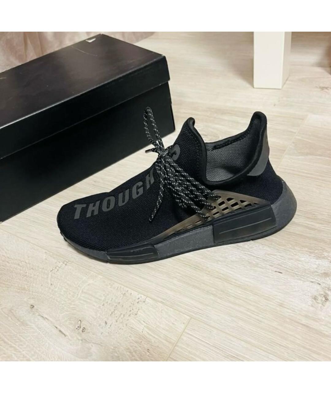 ADIDAS Черные текстильные кроссовки, фото 9