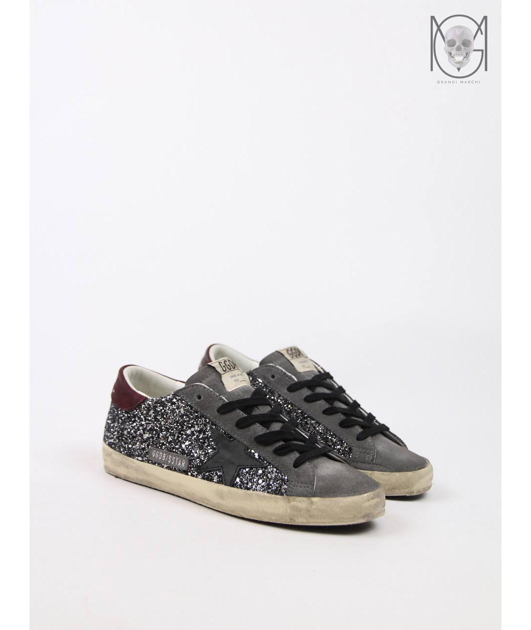 GOLDEN GOOSE DELUXE BRAND Серые замшевые кеды, фото 2