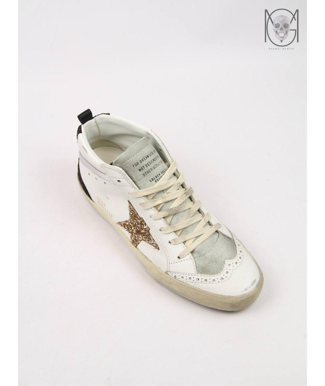 GOLDEN GOOSE DELUXE BRAND Белые кожаные кеды, фото 8