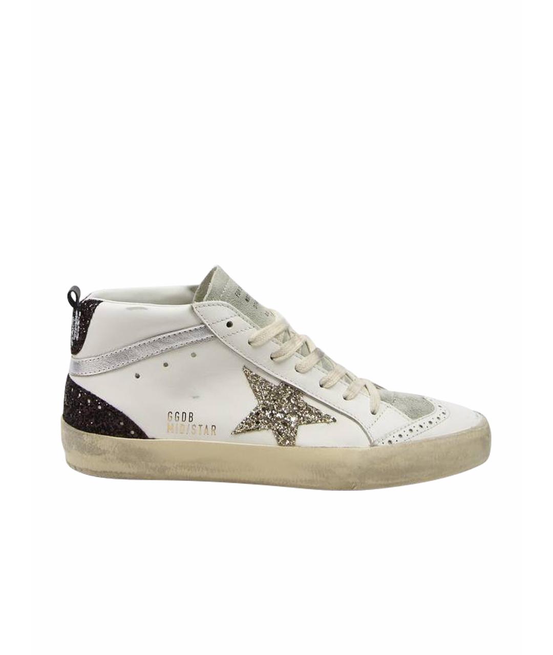 GOLDEN GOOSE DELUXE BRAND Белые кожаные кеды, фото 1