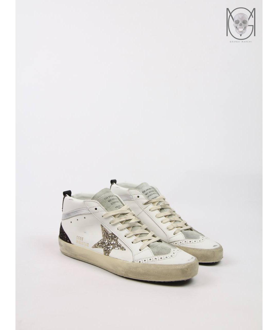 GOLDEN GOOSE DELUXE BRAND Белые кожаные кеды, фото 3