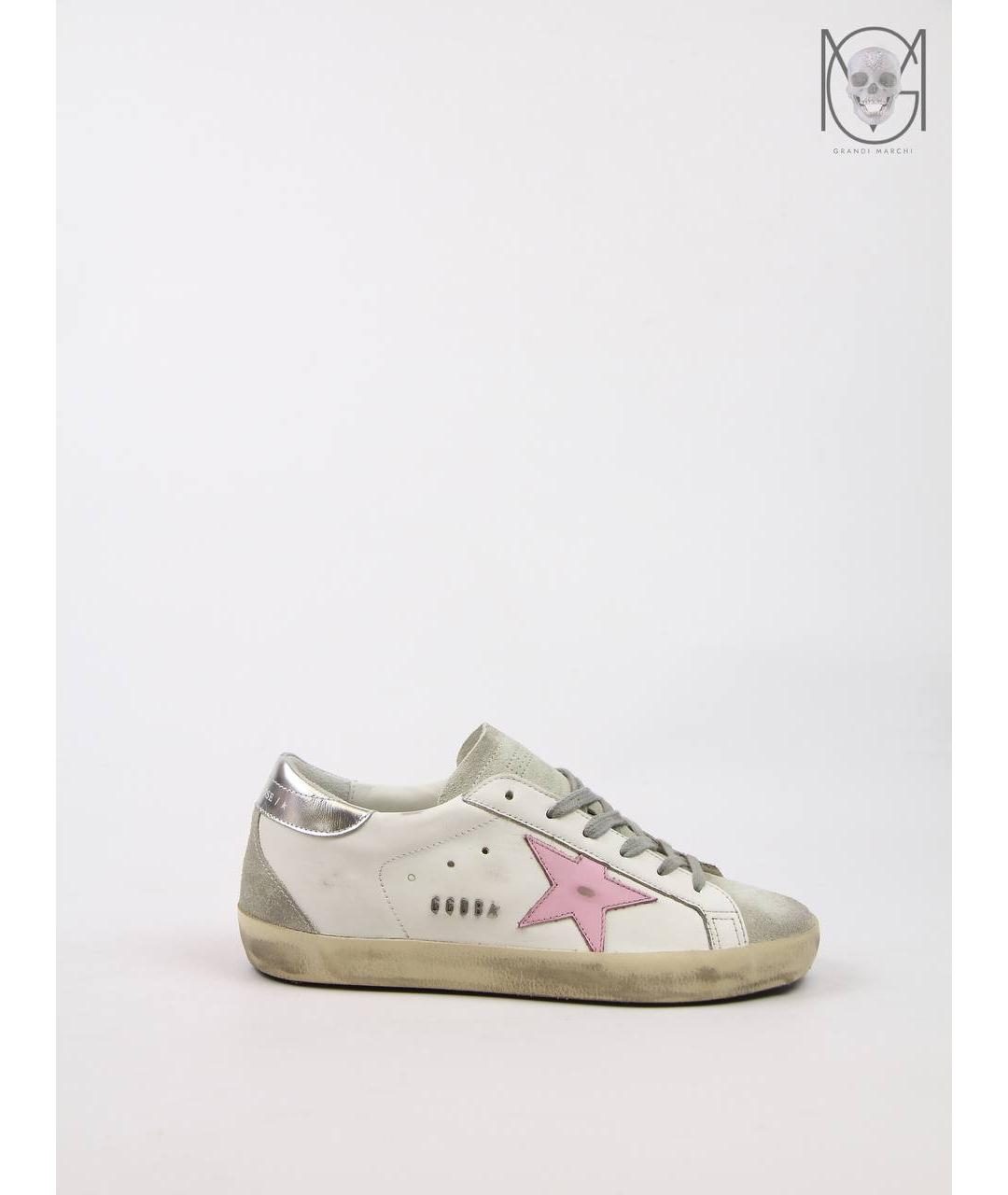 GOLDEN GOOSE DELUXE BRAND Белые кожаные кеды, фото 10