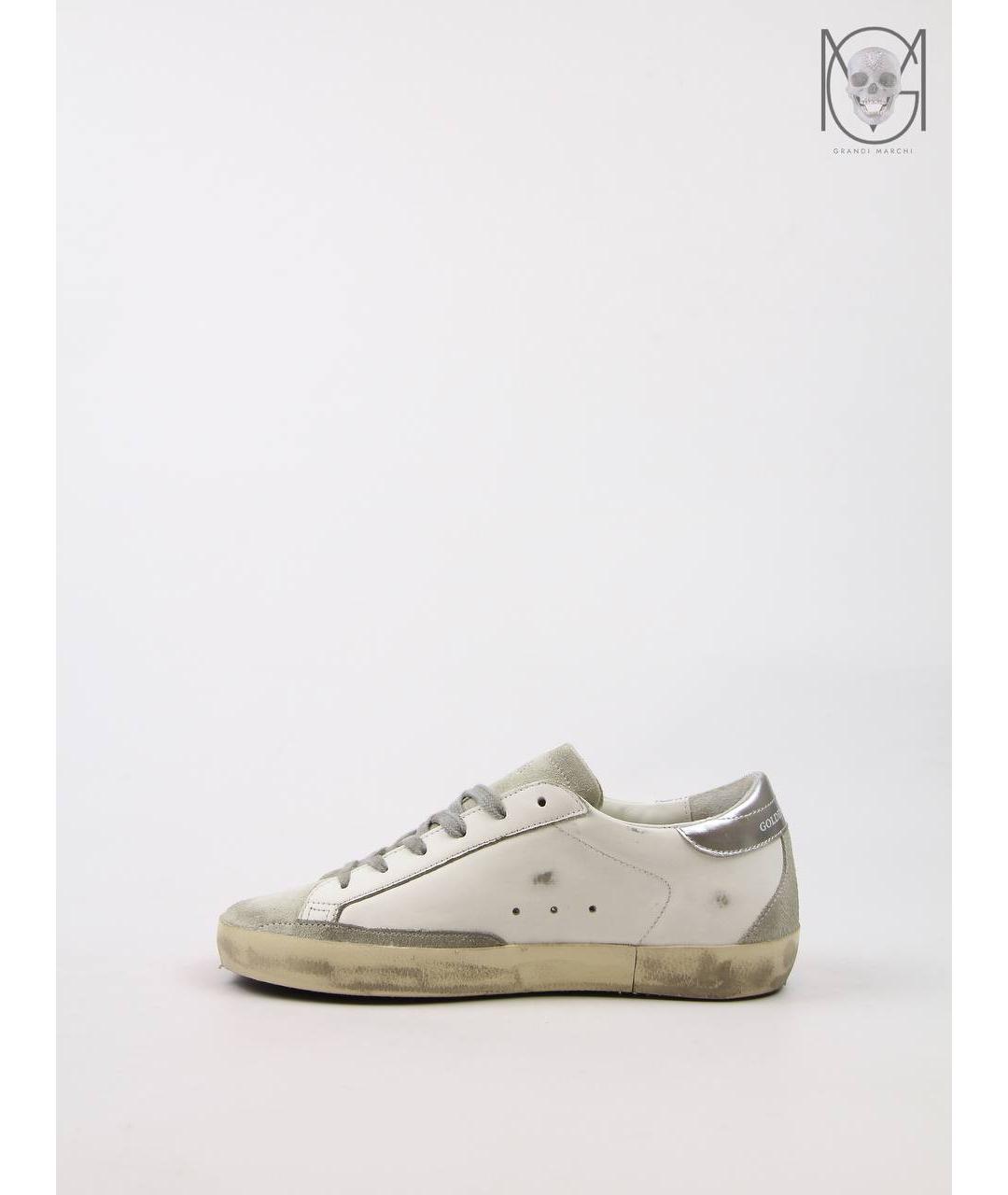 GOLDEN GOOSE DELUXE BRAND Белые кожаные кеды, фото 6