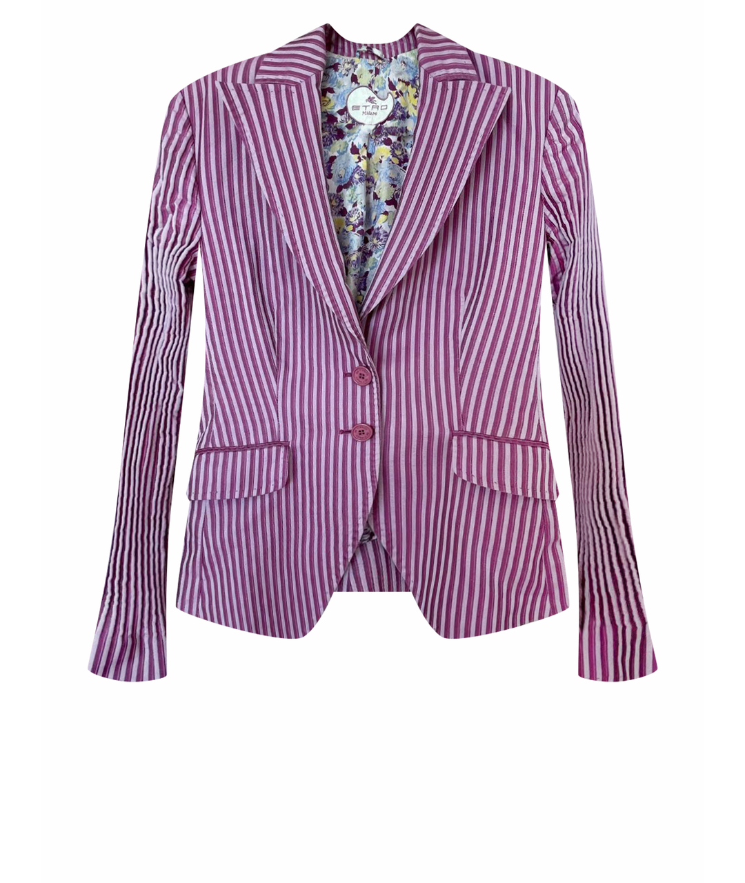 ETRO Розовый шелковый жакет/пиджак, фото 1
