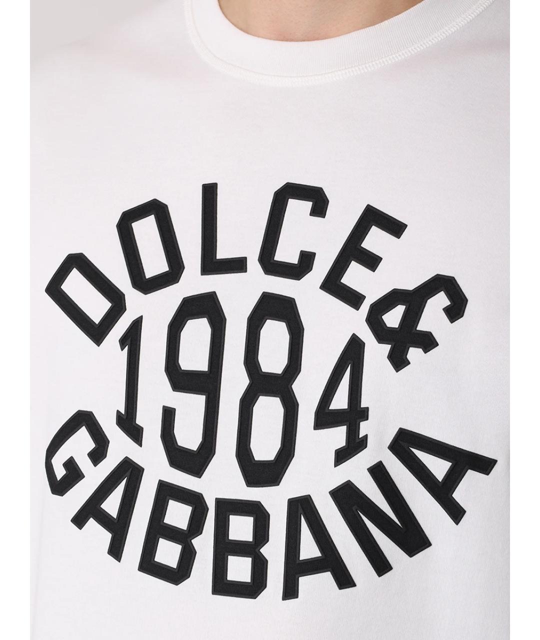 DOLCE&GABBANA Белая футболка, фото 5