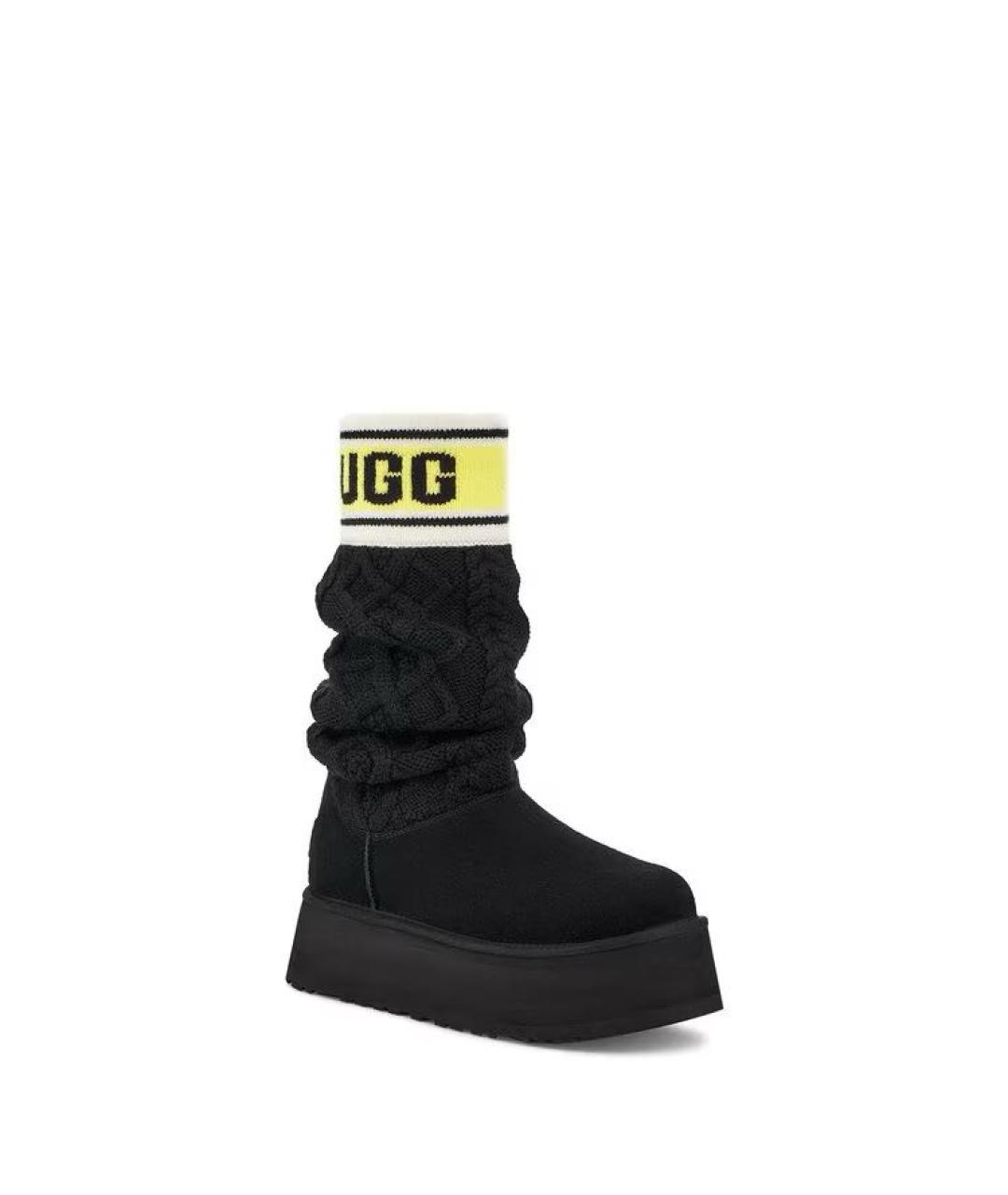 UGG AUSTRALIA Черные ботинки, фото 2