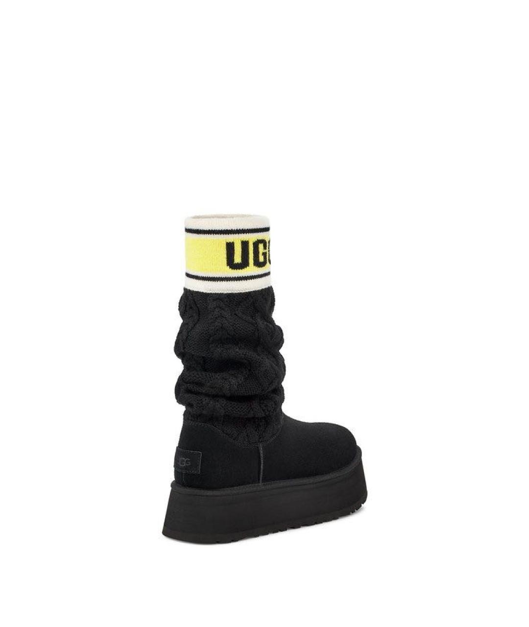 UGG AUSTRALIA Черные ботинки, фото 4