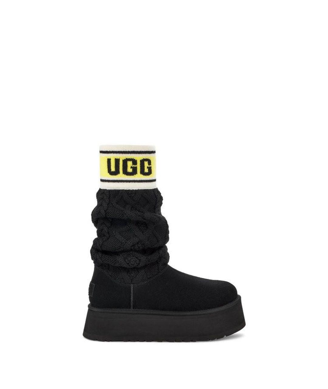 UGG AUSTRALIA Черные ботинки, фото 1