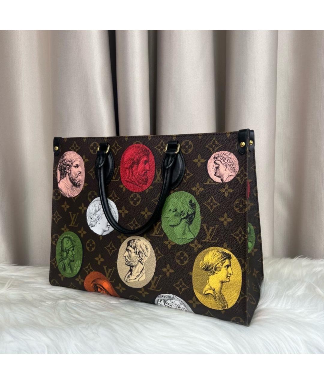 LOUIS VUITTON Коричневая сумка тоут, фото 4