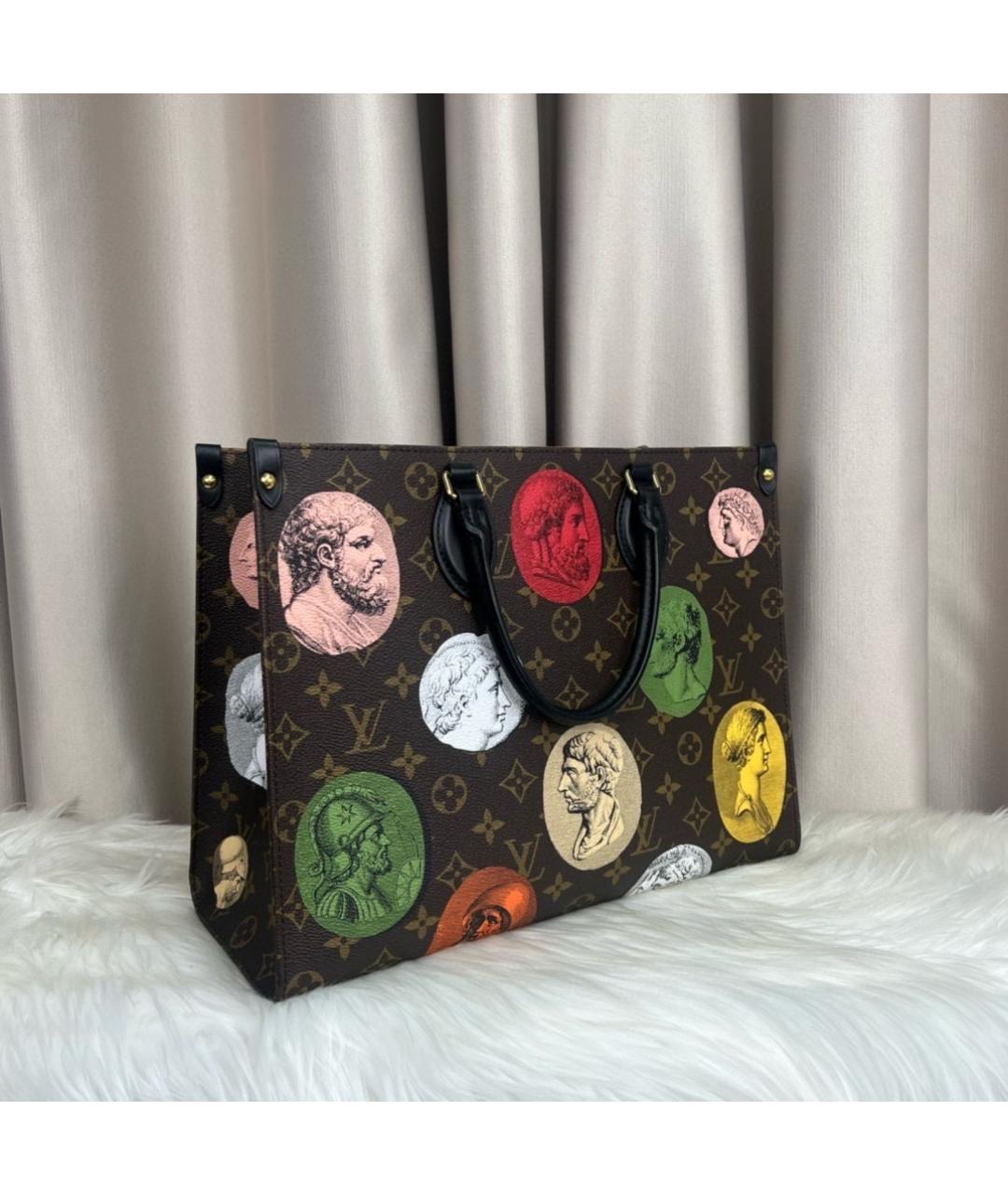 LOUIS VUITTON Коричневая сумка тоут, фото 3