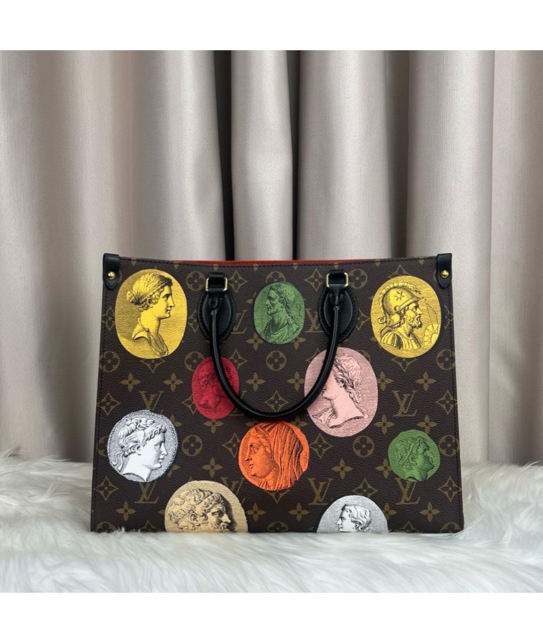 LOUIS VUITTON Коричневая сумка тоут, фото 2