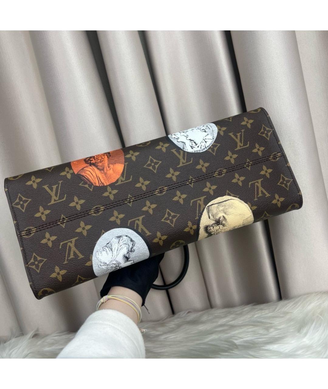 LOUIS VUITTON Коричневая сумка тоут, фото 5