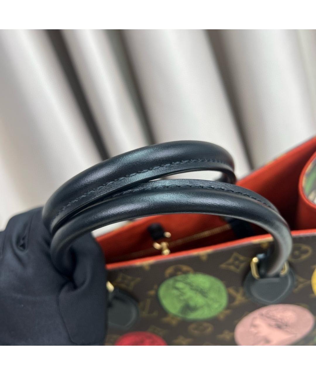 LOUIS VUITTON Коричневая сумка тоут, фото 6