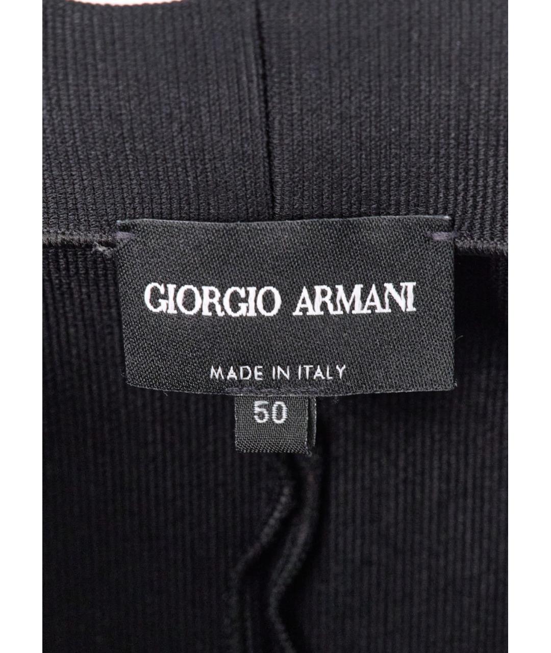 GIORGIO ARMANI Черное шерстяное повседневное платье, фото 3