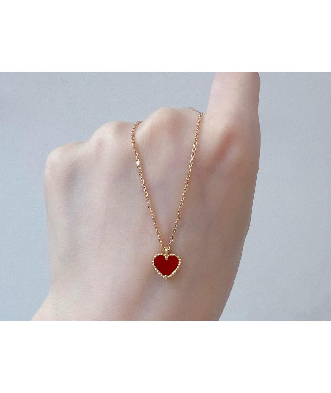 VAN CLEEF & ARPELS Красная подвеска из розового золота, фото 7
