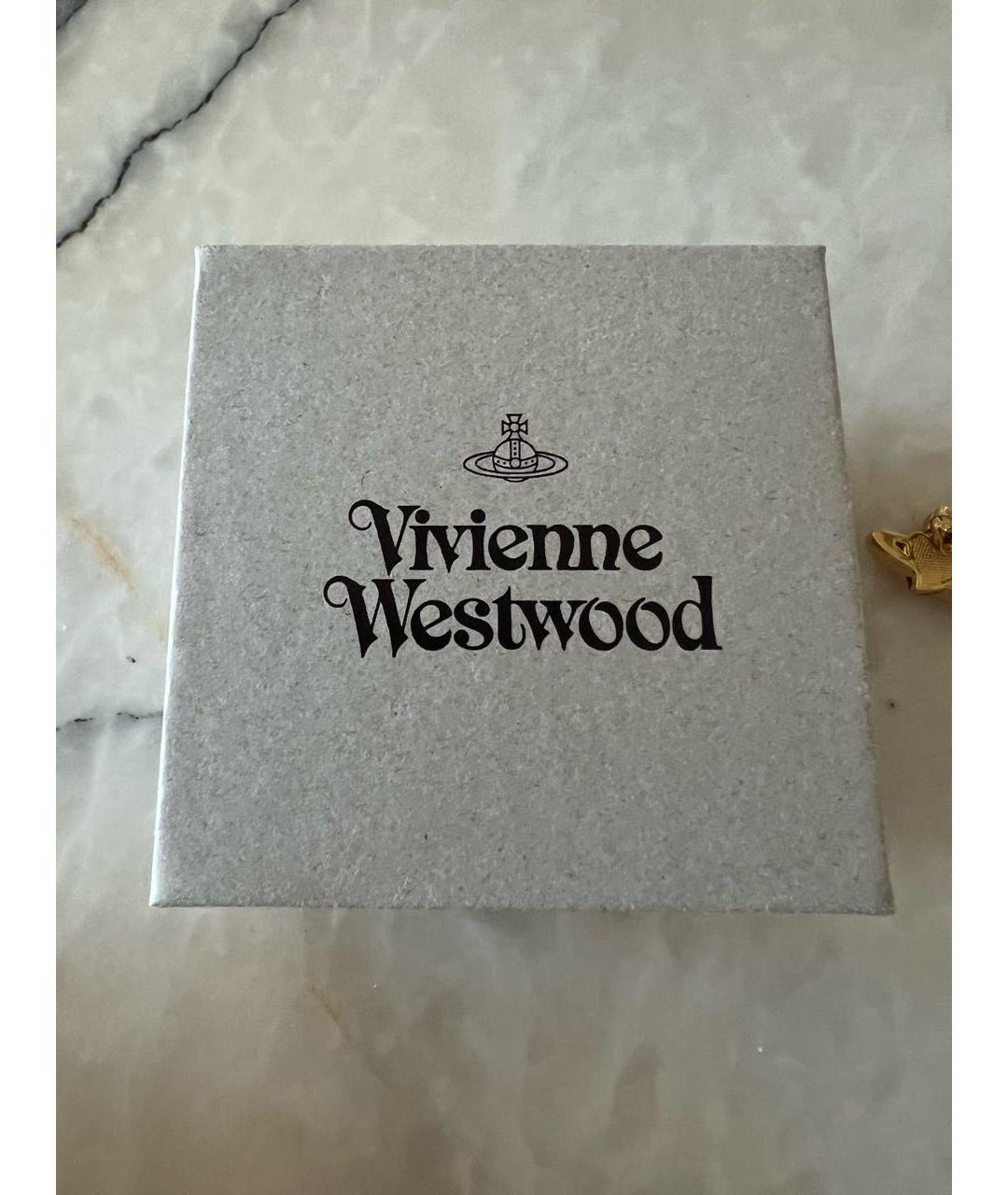 VIVIENNE WESTWOOD Золотые серьги, фото 5