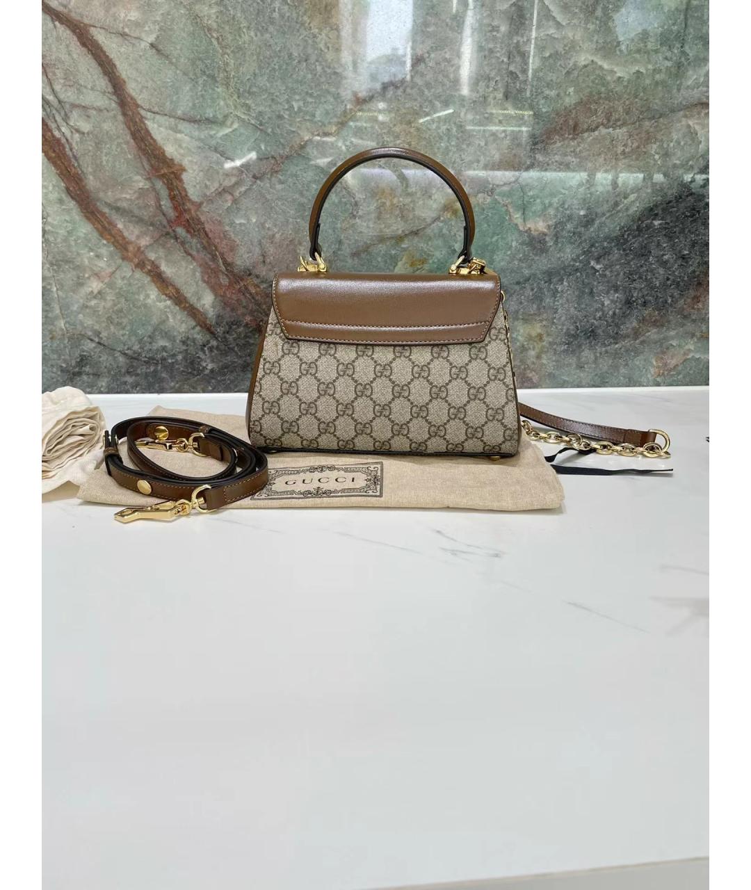 GUCCI Коричневая сумка через плечо, фото 2