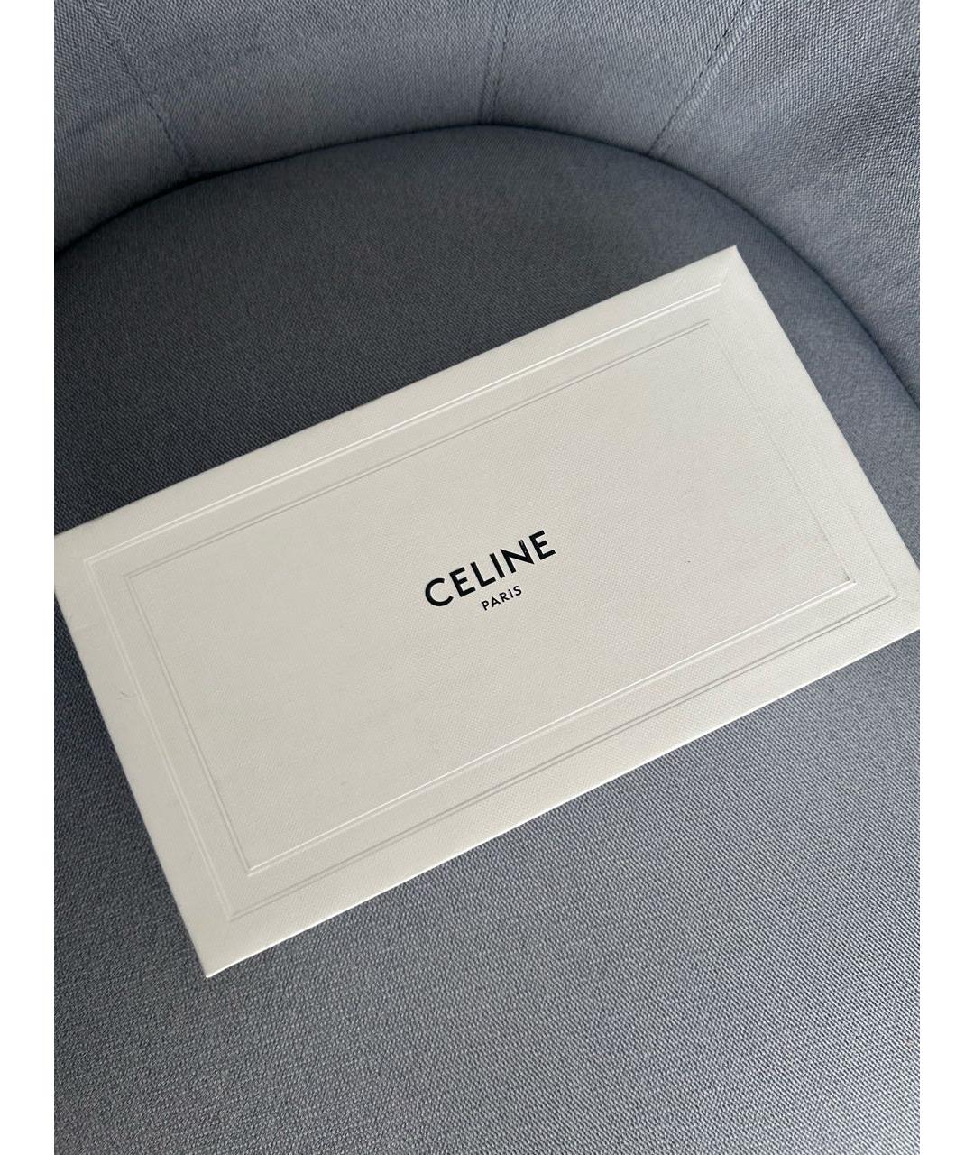 CELINE Черные пластиковые солнцезащитные очки, фото 4