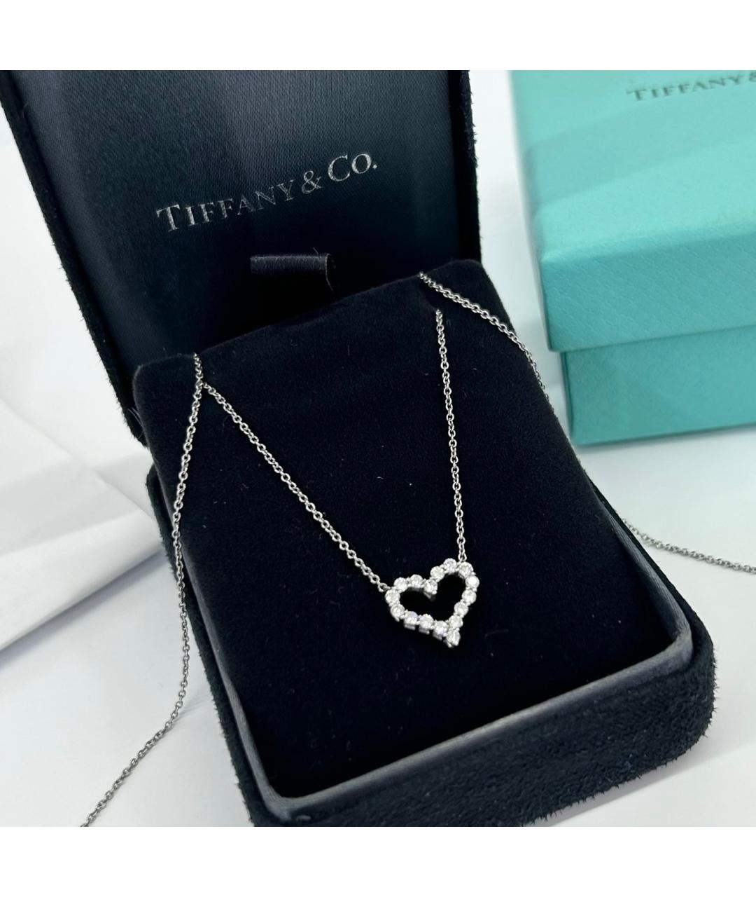TIFFANY&CO Белая подвеска из белого золота, фото 4