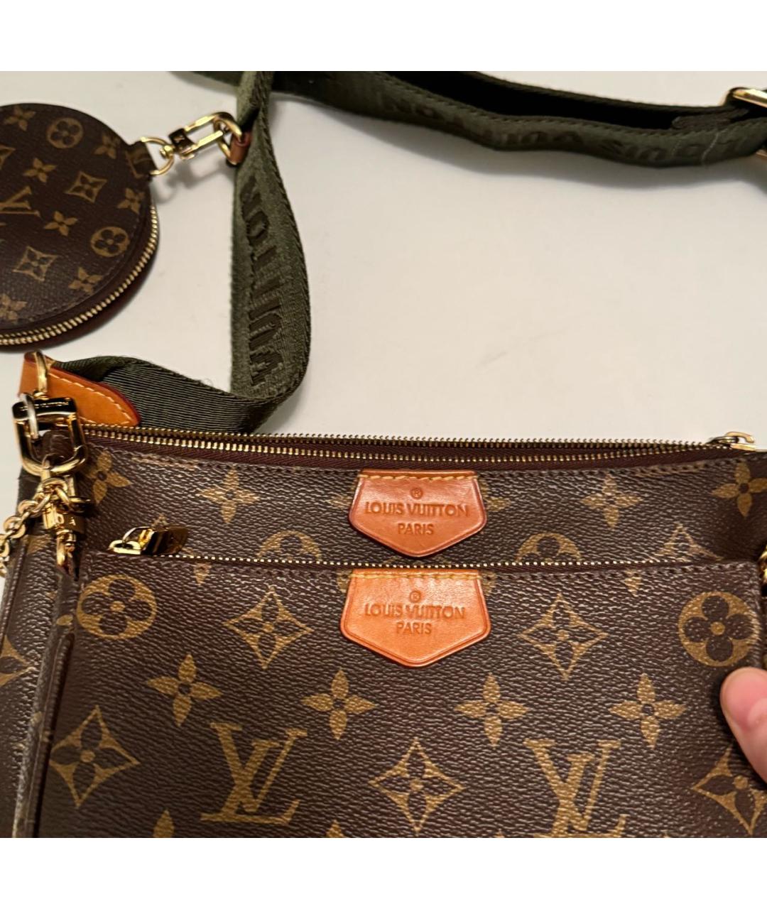 LOUIS VUITTON Коричневая сумка через плечо, фото 3