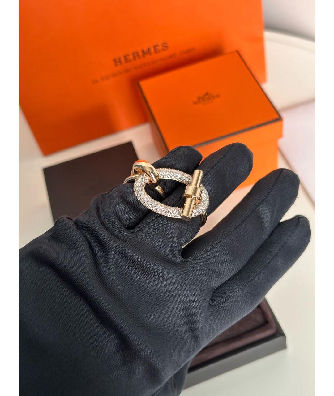 HERMES Золотое кольцо из розового золота, фото 5