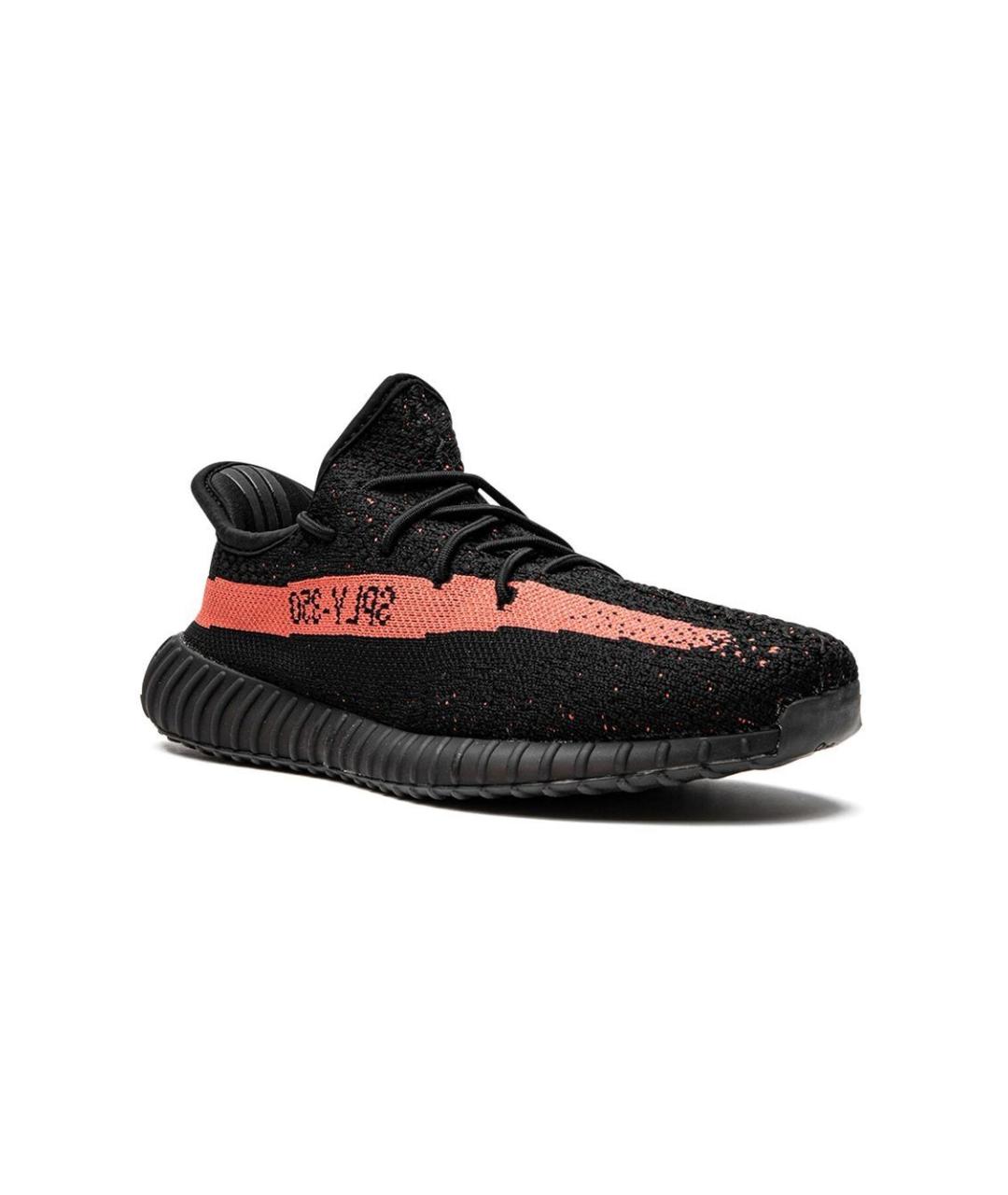 ADIDAS YEEZY Черные текстильные кеды, фото 3