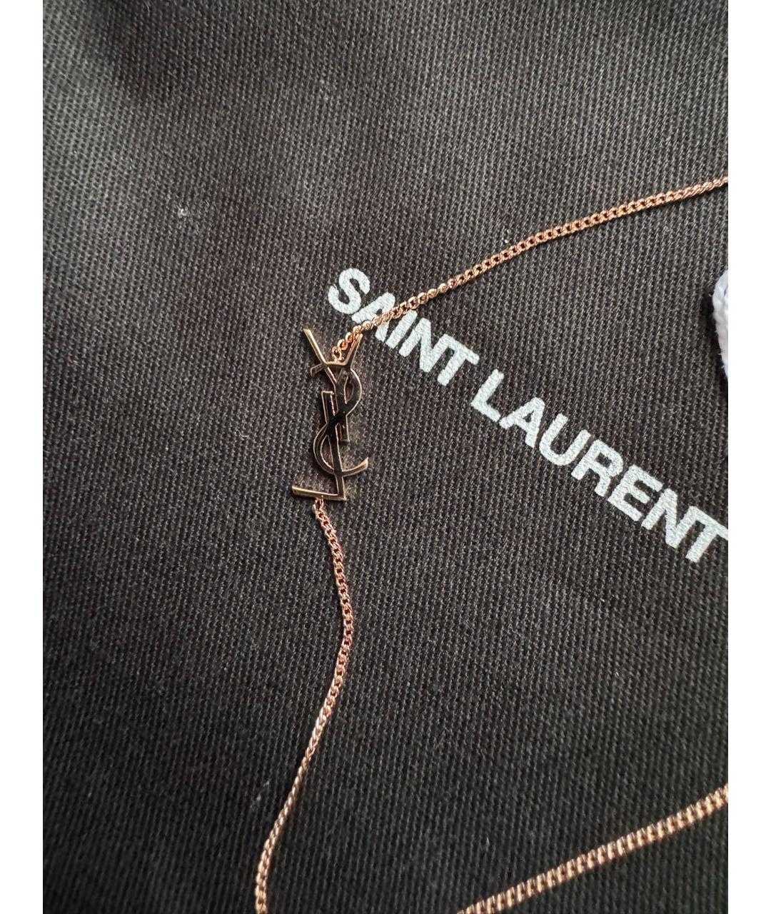 SAINT LAURENT Браслет из розового золота, фото 4