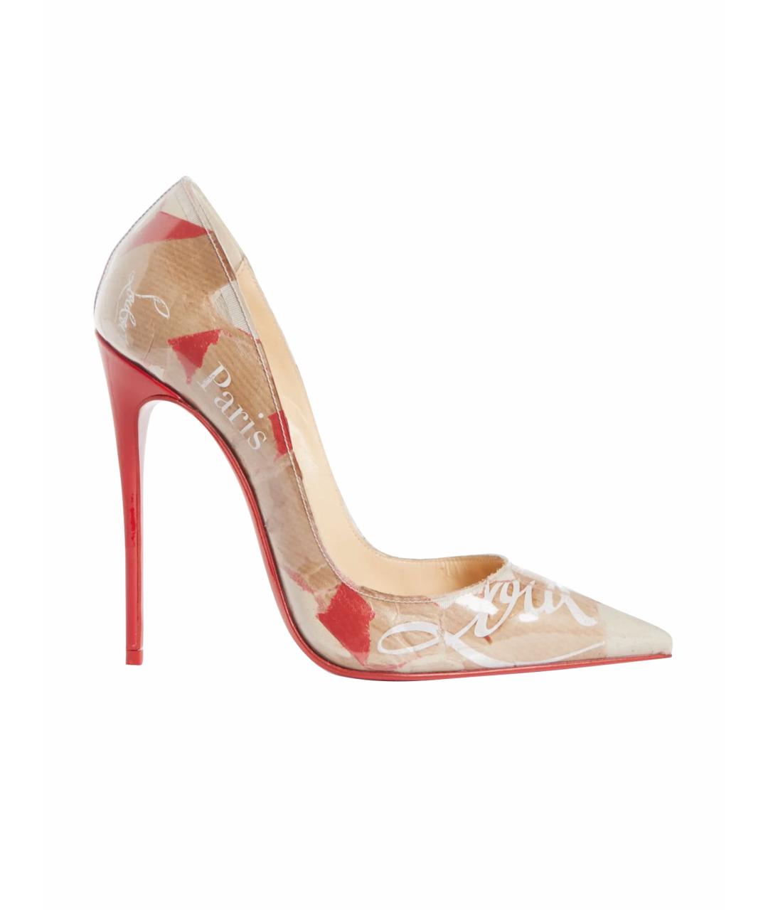 CHRISTIAN LOUBOUTIN Бежевые туфли, фото 1