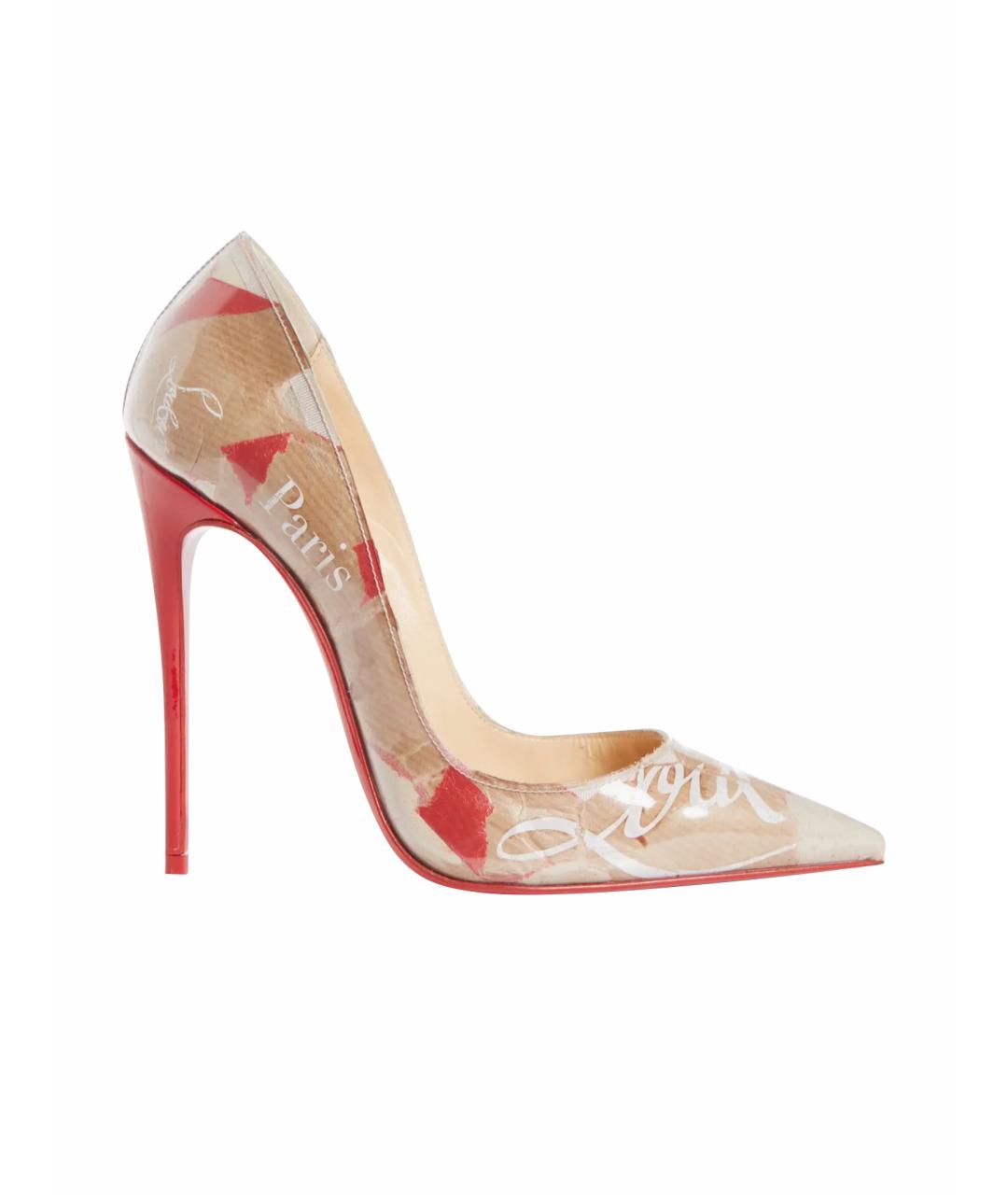 CHRISTIAN LOUBOUTIN Бежевые туфли, фото 5